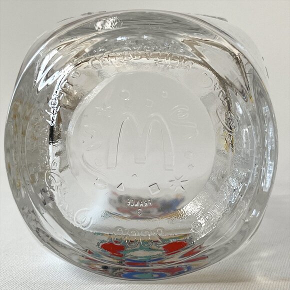 Disney Mickey Mouse Glass Cup 2000 Vintage Collectible McDonald’s 3D France - Picture 6 of 8